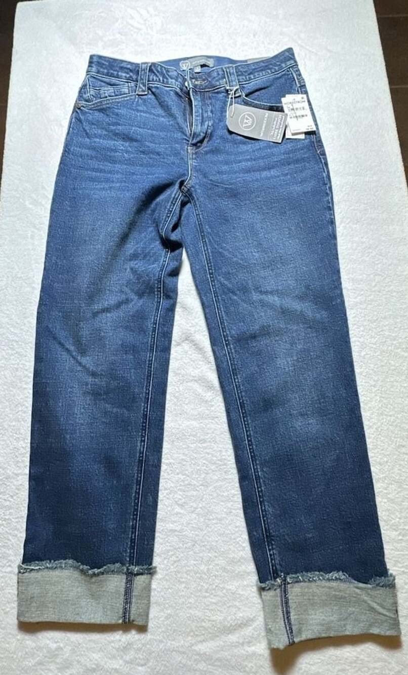 Wit & Wisdom Ab-solution High Rise Boyfriend Cuffed Jeans